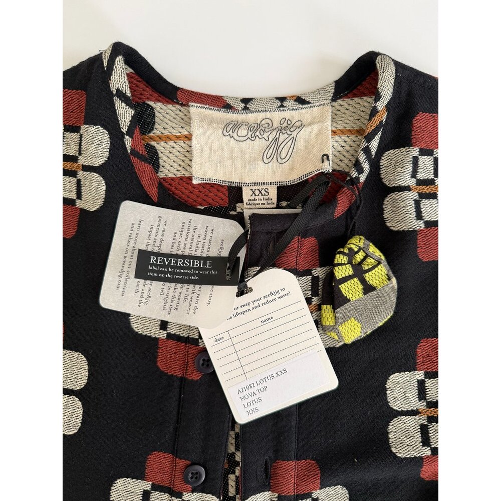 Ace & Jig Nova Top in Lotus Textile Size XXS - Picture 6 of 6
